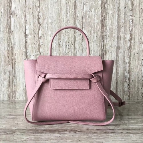Celine MARSUPIO NANO IN VITELLO GRANATO 99970 rosa