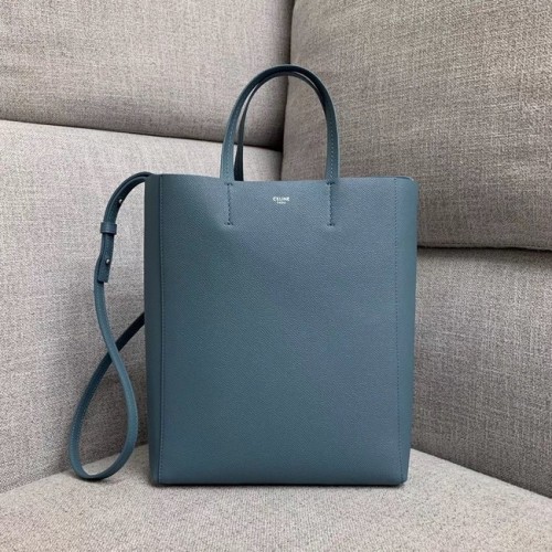Borsa CABAS originale in pelle Celine 189813 blu