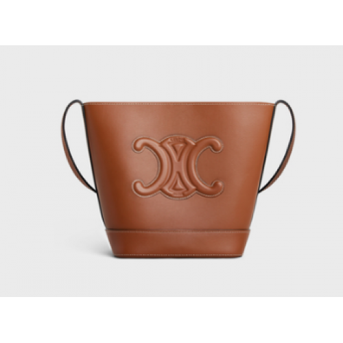 Celine SECCHIELLO PICCOLO CUIR TRIOMPHE IN VITELLO LISCIO 198243 TAN