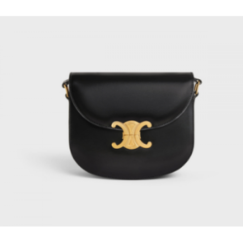 Celine TEEN BESACE TRIOMPHE IN VITELLO LUCIDO 110413 NERO