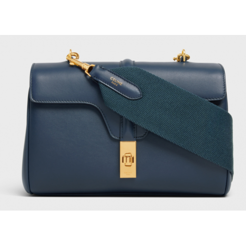 Celine TEEN SOFT 16 IN VITELLO LISCIO 196853 BLU NAVY