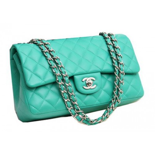 Borse Chanel serie 2.55 Pelle di agnello originale CFA1112 Verde