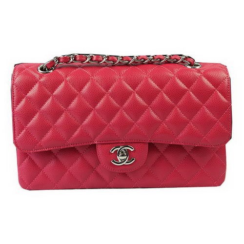 Borse Chanel Serie 2.55 Rose Cannage Pattern Pelle CFA1112 Argento