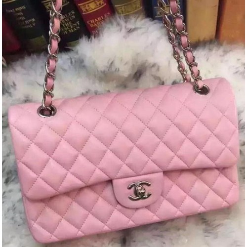 Chanel Borsa con patta serie 2.55 Pelle di montone originale A09765 Rosa