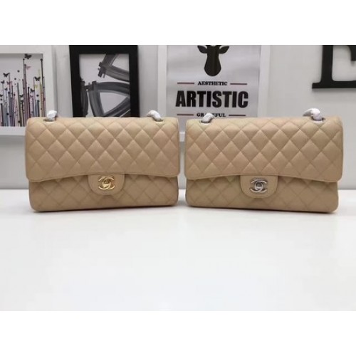 Borse con patta Chanel serie 2.55 Original Cannage Pattern A1112 Albicocca