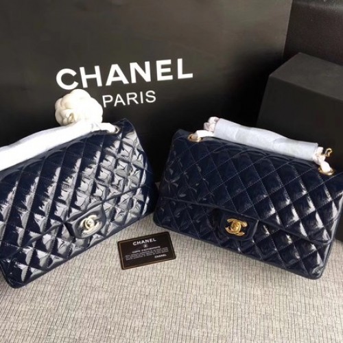 Borse con patta Chanel serie 2.55 Pelle originale A1112 Royal