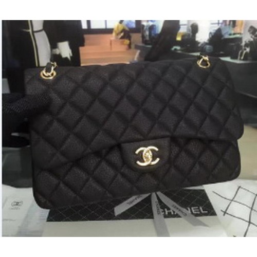 Borse con patta Chanel serie 2.55 in pelle originale B5024 nera