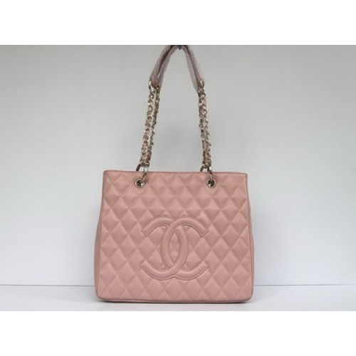 Borsa tote CC trapuntata Chanel 35626 rosa