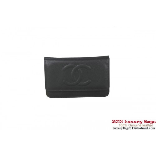 Chanel A33814 Original Cannage Patterns mini borsa con patta nera