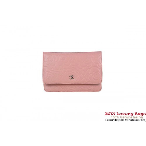 Chanel A33814 Mini borsa con patta in pelle di montone originale rosa