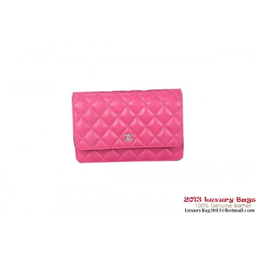 Chanel A33814 Mini borsa con patta in pelle di montone originale rosa