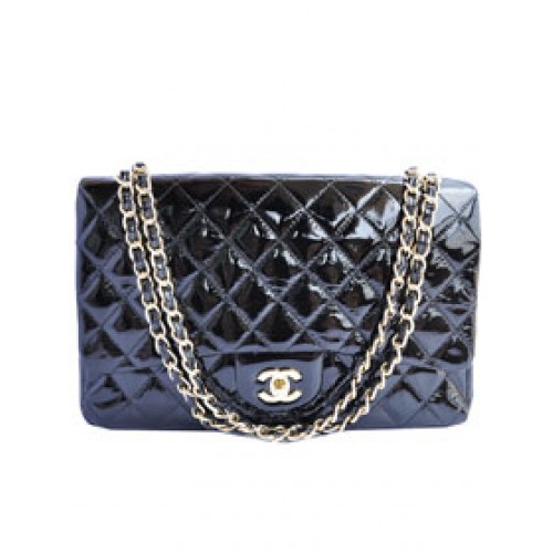 Cheap Chanel Jumbo 2.55 Series Flap Bag A47600 Black Golden
