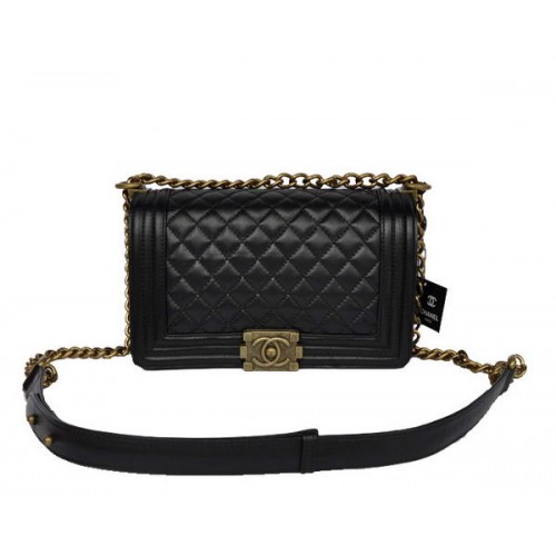 Vendita calda Chanel A67086 Black Le Boy Flap Borsa a tracolla Distressed