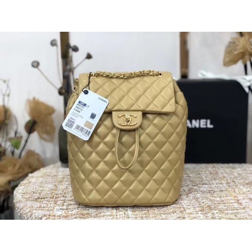 Zaino Chanel pelle di pecora pelle originale 83431 oro