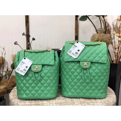 Zaino Chanel Pelle di pecora Original Leather 83431 verde