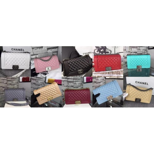 Chanel Boy Flap Borse a tracolla in pelle originale A5708