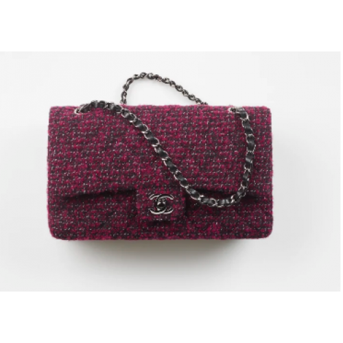 BORSA A MANO CLASSICA Chanel A01112 Rosa Scuro