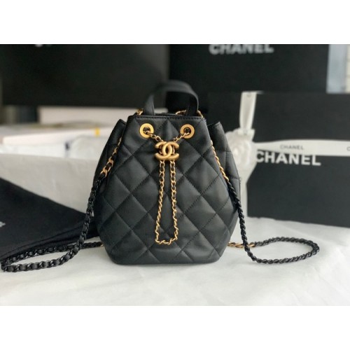 Zaino Chanel in pelle di vitello Original Leather AS3211 nero