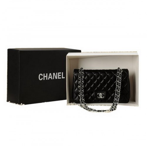 Chanel Classic Flap Bag 2.55 Series CHA1112 Pelle originale nera