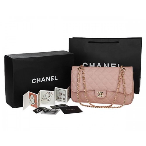 Chanel Classic Flap Bag Modello Cannage CHA1113 Rosa