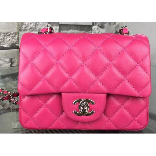 Borsa classica con patta Chanel Pelle di montone originale A5171 rosa
