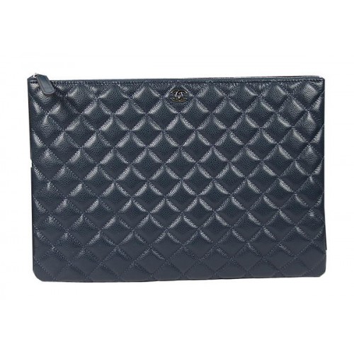 Pochette Chanel Original Cannage Pattern Pelle A69254 A69253 Royal