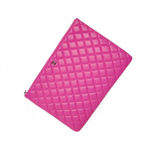 Pochette Chanel Rosa Pelle di montone A67780 Argento