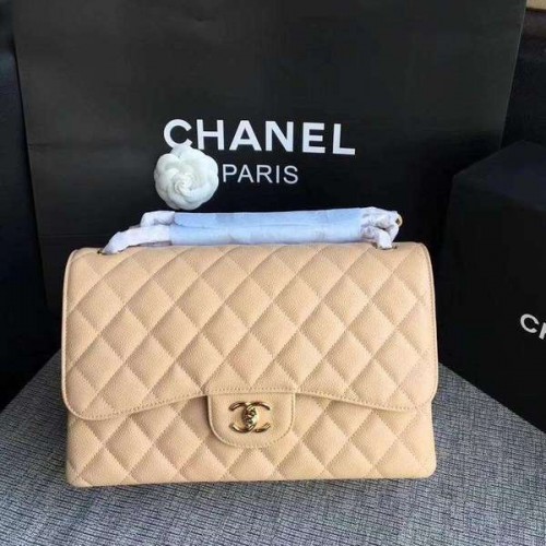 Borse a tracolla con patta Chanel Cammello pelle di vitello originale CF1113 oro