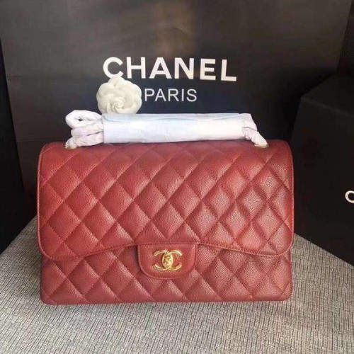 Borse a tracolla con patta Chanel marrone pelle di vitello originale CF1113 oro