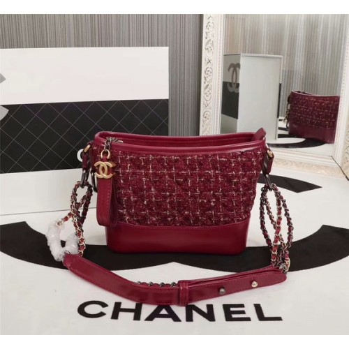 Borsa a tracolla mini Chanel Gabrielle 8122 rossa