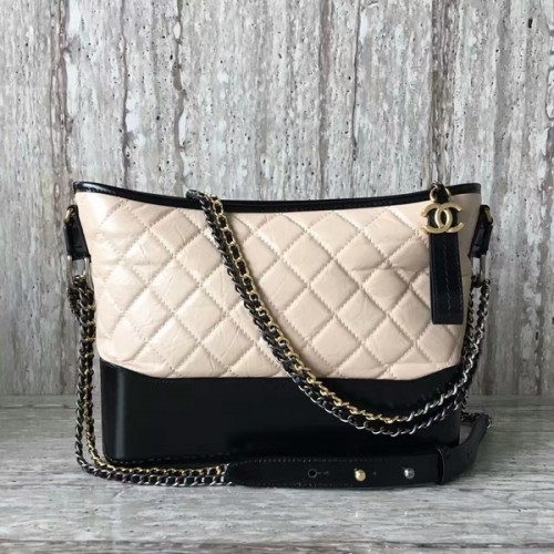 Borsa a tracolla Chanel Gabrielly in pelle di vitello 93824 Cammello