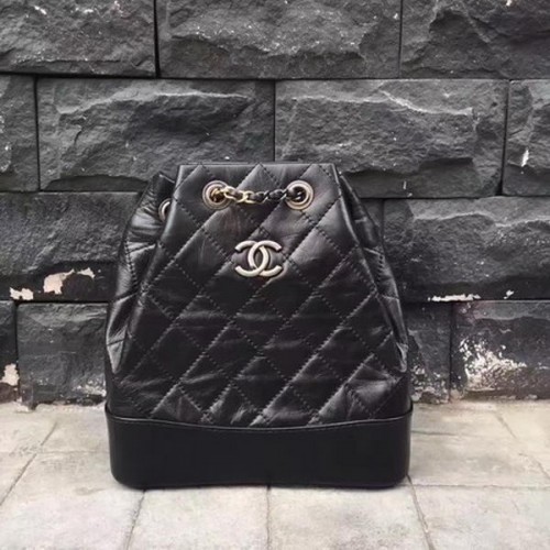 Borsa Hobo Chanel Pelle di montone originale A92994 nera