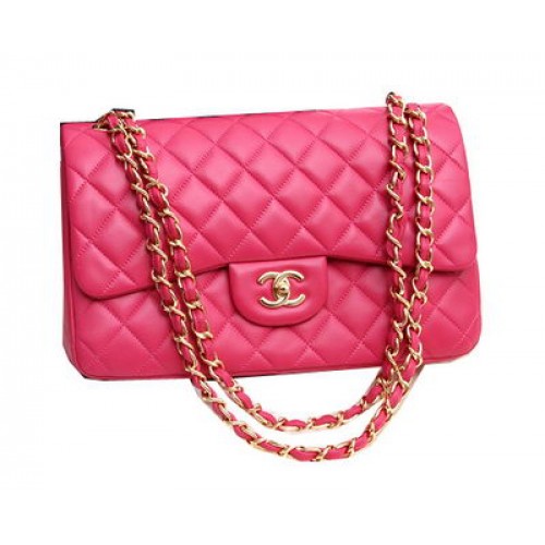Chanel Jumbo Double Flaps Borse Pelle di agnello originale A36097 Rosa