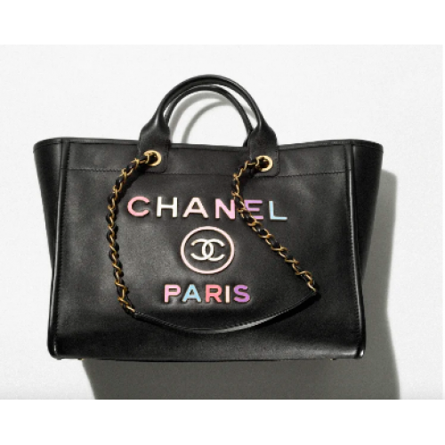 Chanel BORSA SHOPPING GRANDE A66941 nera