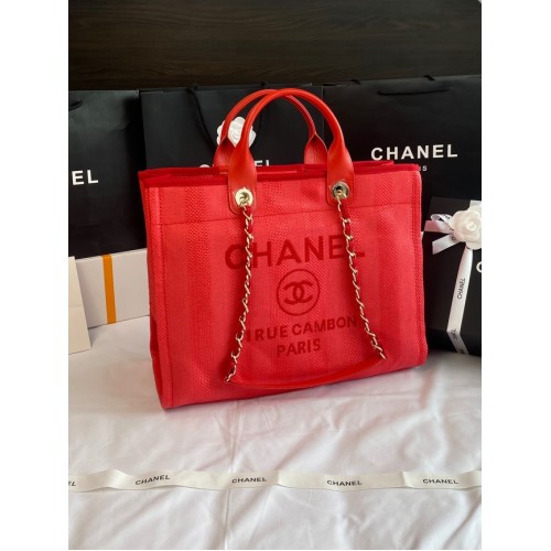 Chanel BORSA SHOPPING GRANDE A66941 rossa