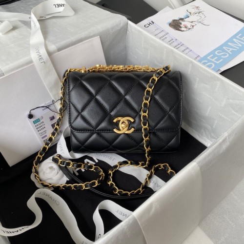 BORSA CHANEL MINI FLAP AS3239 nera