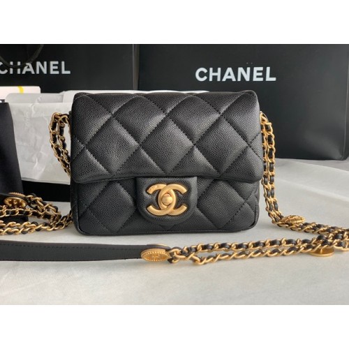 BORSA CHANEL MINI FLAP AS3368 nera