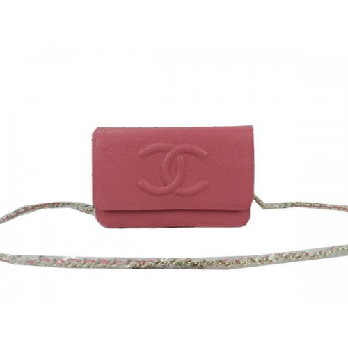 Chanel Original Cannage Patterns Mini borsa con patta in pelle CHA48654 Rosa
