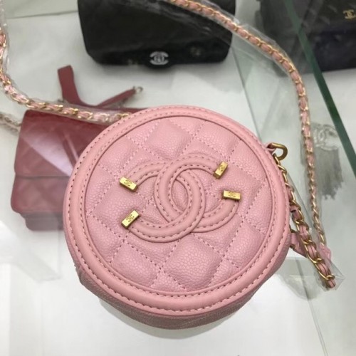 Pochette Chanel Original con catena A81599 rosa