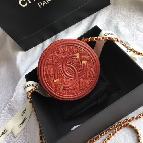 Pochette Chanel Original con catena A81599 rossa
