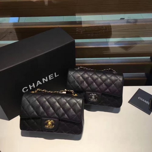 Chanel Borsa con patta in schiuma originale 1116 nera