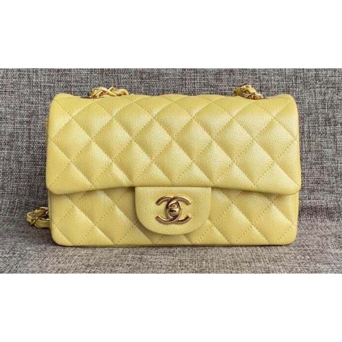Chanel Original Lather Flap Bag AS1792 Limone