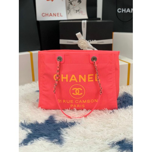 Chanel Borsa shopping media originale 67001 rosa