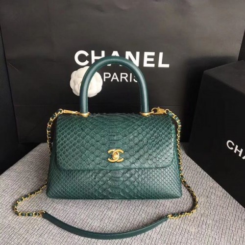 Borsa Chanel originale in pelle di pitone 8119D