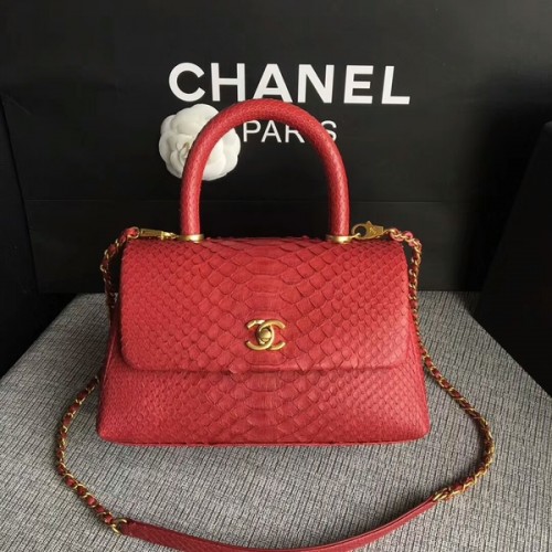 Borsa Chanel originale in pelle di pitone 8119I