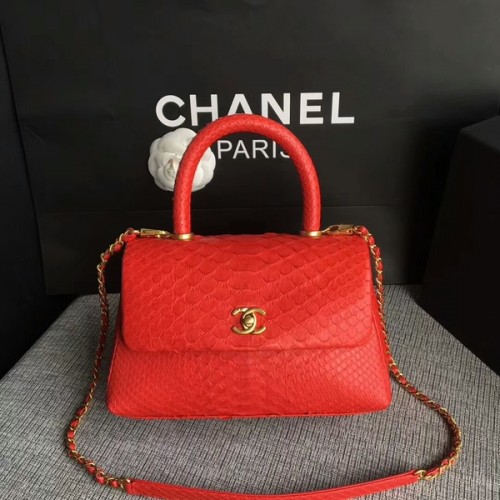 Borsa Chanel originale in pelle di pitone 8119K