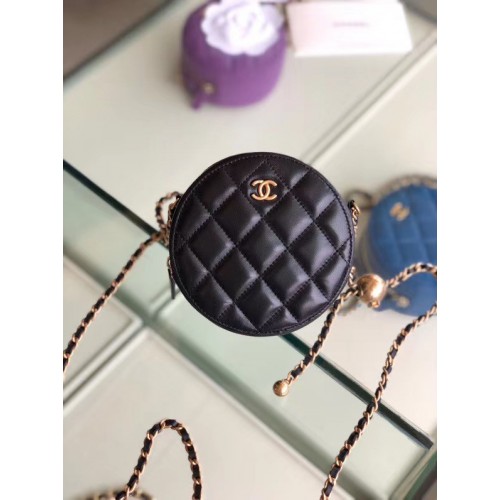 Borsa Chanel Original mini in montone AS1449 nera