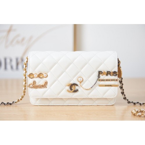 Chanel BORSA PATTA PICCOLA AP2508 bianca