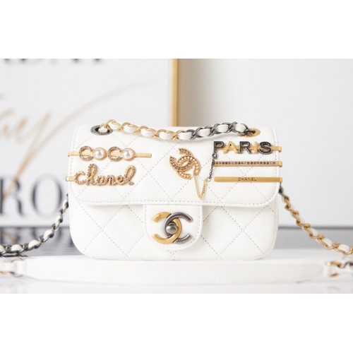 Chanel BORSA PATTA PICCOLA AS2979 bianca