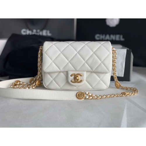 Chanel BORSA PATTA PICCOLA AS3369 bianca